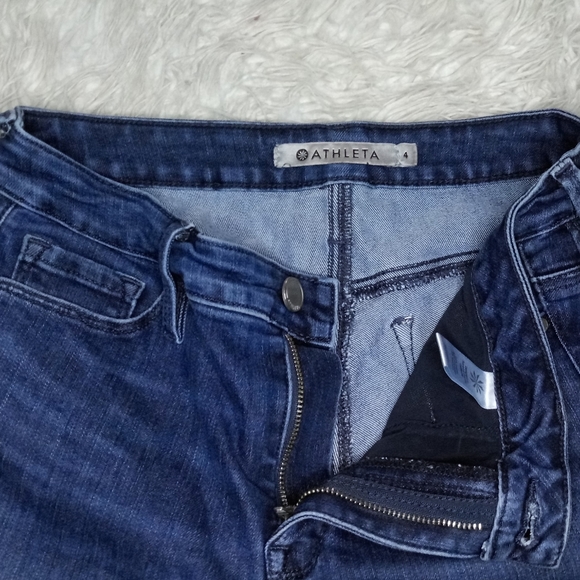 Athleta Sculptek Ultra Skinny Jean Pant in True Blue Size 4 - Picture 6 of 11